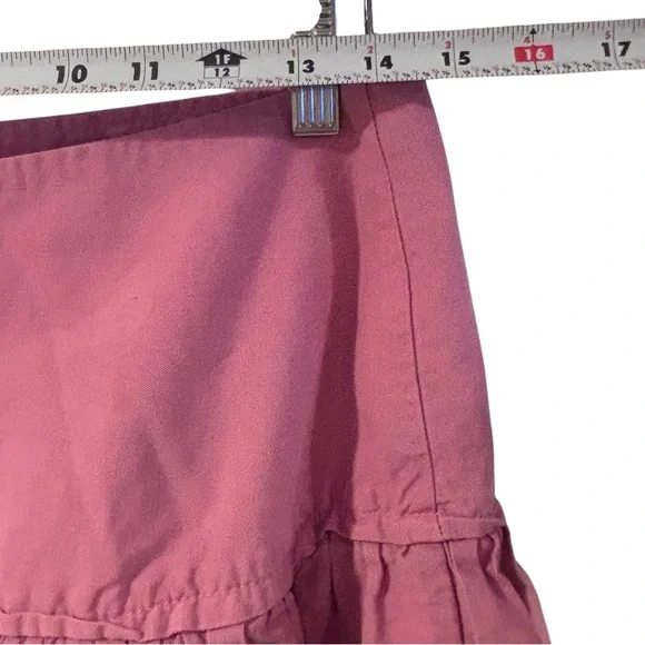 United Colors of Benetton Pink Eyelet short Skirt Size Medium - Picture 10 of 12